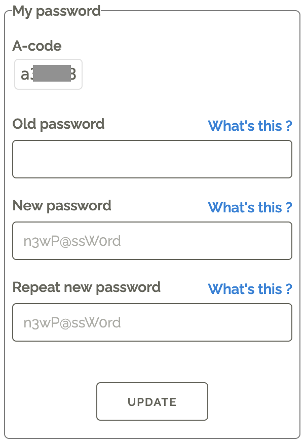 my password