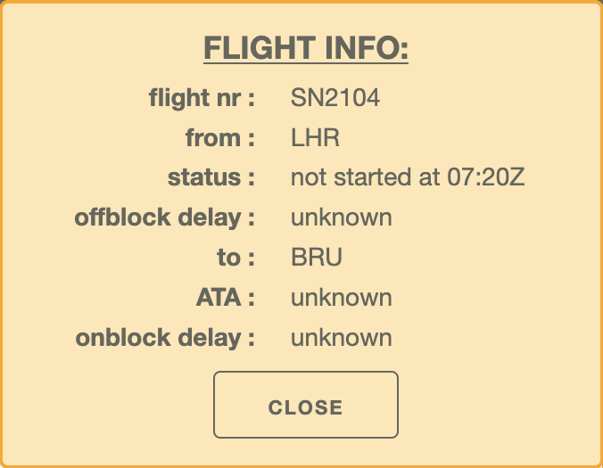 delayed flight info