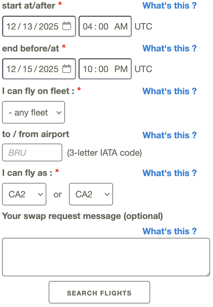 Hypernix swap request menu